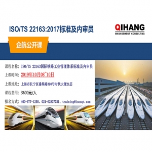 ISO/TS 22163:2017 國際鐵路工業(yè)管理體系標(biāo)準